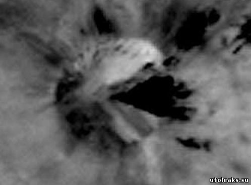 Увеличенное изображение "летающей тарелки" с сайта НАСА