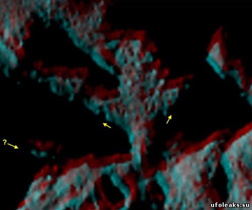 Самолет на астероиде Веста увеличенное изображение