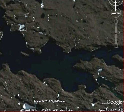 Незамерзающие озера в Антарктиде